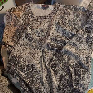 Buffalo David Bitton Black and Gray Knit Sweater